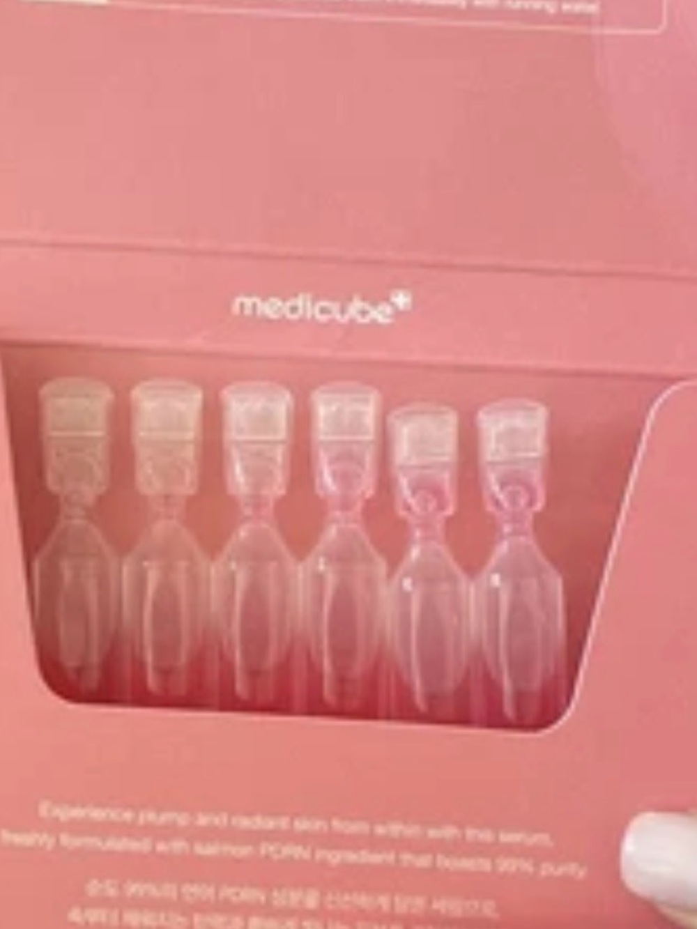medicube PDRN Pink One Day Serum Salmon PDRN 99% Hydrating 6 x 1.5mL